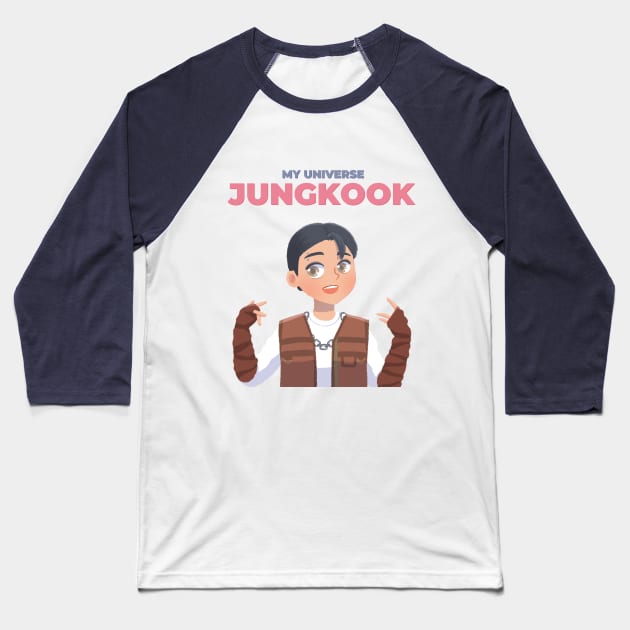 Jungkook my universe Baseball T-Shirt by Oricca